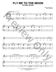 Fly Me to the Moon (In Other Words) piano sheet music cover